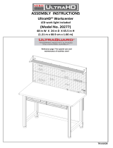 Seville ClassicsUltraHD Stainless-Steel LED Lighted Workcenter