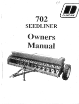 Duncan 702 Seedliner User manual