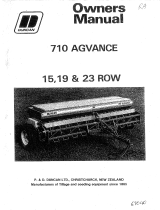 Duncan 710 Agvance User manual