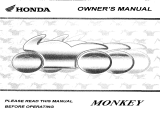 Honda Monkey Owner's manual