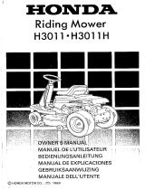 Honda H3011H Owner's manual