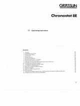 Grasslin Chronostat 8E Owner's manual