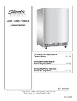 Silhouette DAR055D1BSSPRO Refrigerator Owner's manual