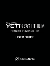 Goal Zero Yeti 400 Lithium User guide