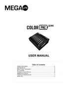 Mega Lite COLORPAC 150 DMX CONTROLLER Owner's manual