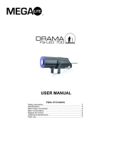 Mega Lite DRAMA FS-LED 700 Owner's manual
