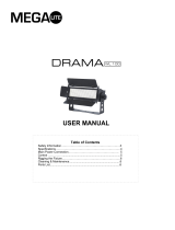Mega Lite DRAMA WL 100 Owner's manual