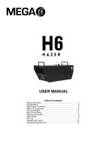 Mega H6 Hazer User manual