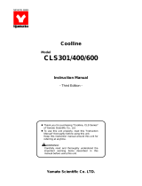 Yamato Scientific CLS301/400/600 Operating instructions