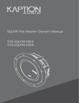 Kaption Audio 570-SQLFW10D4 Owner's manual