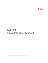 FiiO M3PRO User manual