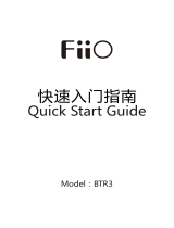 FiiO BTR3 User manual