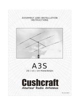 CUSHCRAFT A-3S User manual