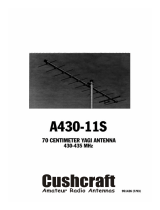CUSHCRAFT A430-11S User manual