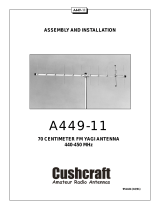 CUSHCRAFT A449-11S User manual