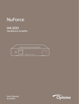 NuForce HA-200 Owner's manual