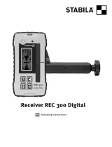 Stabila Receiver REC 300 Digital User manual