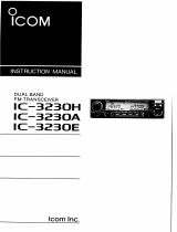 ICOM IC-3230H Owner's manual