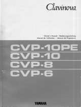 Yamaha CVP-10PE-CVP-10-CVP-8-CVP-6 Owner's manual
