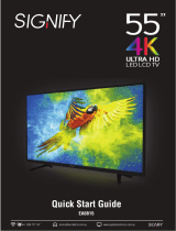 Signify 55’’ 4K Ultra HD LED LCD Television Quick start guide
