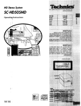 Technics SCHD505MD Owner's manual