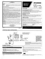Sylvania Sylvania 4919LT Owner's manual