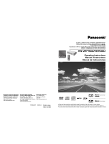 Panasonic CQVD7500U - CAR A/V DVD NAV Operating Instructions Manual