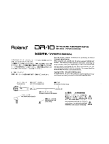 Roland DR-10 Owner's manual