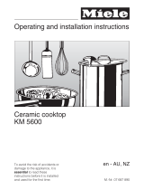 Miele KM 5600 Operating instructions