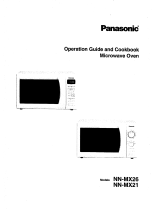 Panasonic NN-MX26 Operation Manual And Cookbook