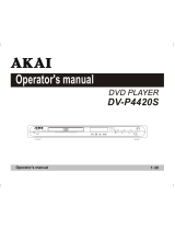 Akai DV-P4420S User manual