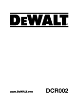 DeWalt DCR002 Original Instructions Manual