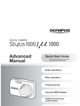 Olympus Stylus 1000 Advanced Manual
