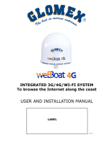 Glomex weBBoat 4G User and Installation Manual