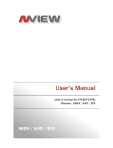 Nview 960H/AHD/SDI User manual