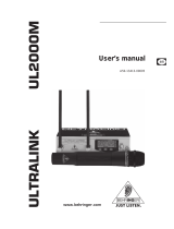 Behringer Ultralink UL200M User manual