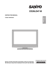 Sanyo CE32LD08-B User manual