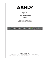 Ashly LX-308 Operating instructions
