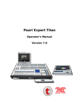 Avolites Pearl Expert Titan User manual