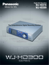Panasonic WJHD309 - DIGITAL DISK RECORDER Configurations