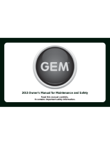 Polaris 2011 GEM Owner's Manual For Maintenance And Safety