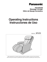 Panasonic EP1273 - MASSAGE LOUNGER Operating Instructions Manual