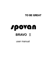 spovan Bravo II User manual