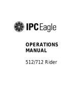 IPC Eagle 712 Rider Operating instructions
