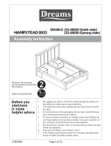 DREAMS HAMPSTEAD BED Assembly Instruction Manual