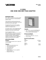 Valcom V-1101A User manual