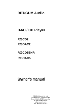 Redgum RGCD2 Owner's manual