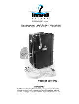 Hydro Hammock Hydro Heater WHS-17S Series Instruction And Safety Manual
