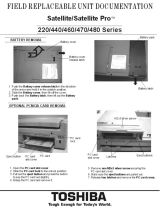 Toshiba 470CDT - Satellite Pro - Pentium MMX 200 MHz Replacement Instructions Manual