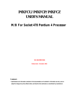JETWAY P4XFCR2A User manual